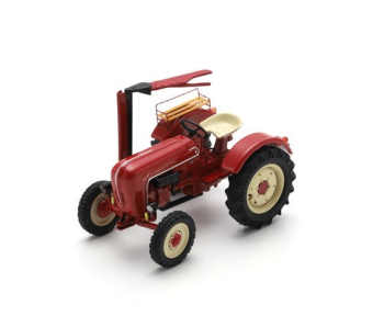 SCH7318 - PORSCHE trattore junior con tosaerba