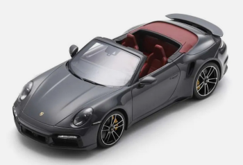 SCH18U00143 - PORSCHE 992 Turbo S Cabriolet 2022 grigio agata