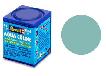 REV36149 - Colore acrilico azzurro opaco Vaso da 18 ml