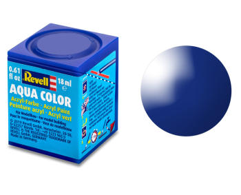 REV36151 - Brillante vernice acrilica blu medio vasetto da 18 ml