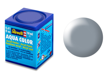 REV36374 - Colore acrilico grigio satinato vasetto da 18 ml