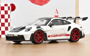 NOREV187373 - PORSCHE 911 GT3 RS Pack Weissach 2022 bianco e rosso piro
