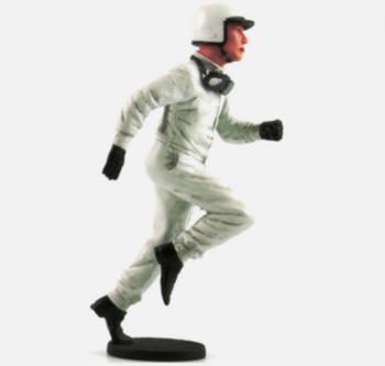 FLM118053-D1 - FIGURINA Pilota Jim alla partenza con casco bianco