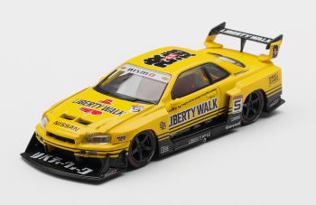 MGT01182-R - NISSAN GTR R34 Skyline Super Silhouette Sport gialla 2025