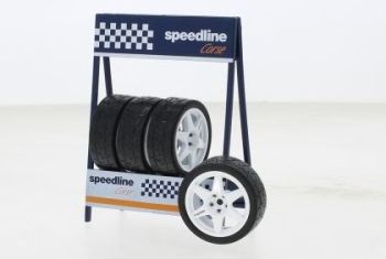 IXO18SET016W - 4 pneumatici speedline Corse white