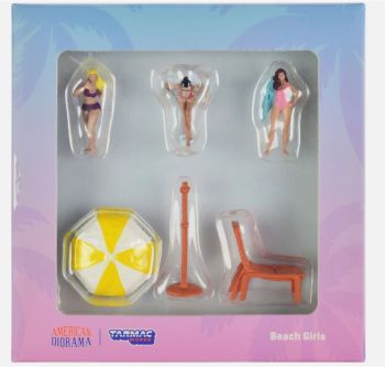 T64F-002-YL - 3 personaggi e accessori - In spiaggia