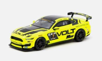 T64G-011-IMSA - Ford Mustang GT4 IMSA Continental del 2018, gialla e nera, ancora nella sua confezione originale.