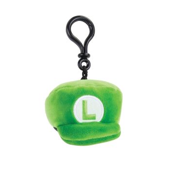 T12964 - Clip di peluche MARIO KART - Cappello di Luigi