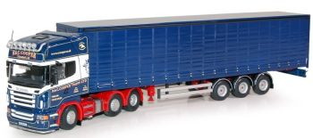 TEK60376 - SCANIA R Topline 6x2 con semi telone 3 assi Tautliner Cooper R&C
