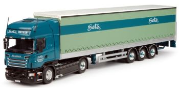 TEK63965 - SCANIA R09 Topline 4x2 con semi telone 3 assi trasporto Setz Dintinkon