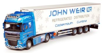TEK64740 - DAF XF 105 Super Space Cab 4x2 e rimorchio frigorifero Chereau JOHN WEIR