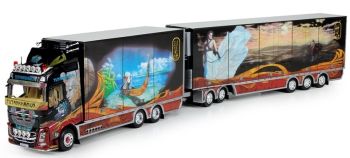 TEK65798 - VOLVO FH04 GL/XL 6x4 rigido con rimorchio refrigerato EKDAHL