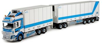 TEK71632 - SCANIA R highline Rigido 3 Assi con semirefrigerato 3+2 Assi MOHLINS