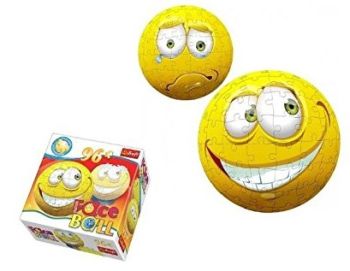 TRF60204 - Faccina gialla di puzzle 3D da 96 pezzi