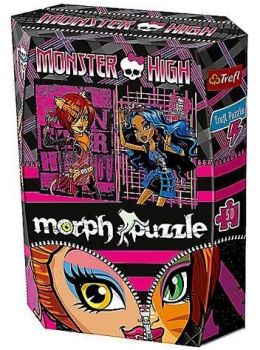 TRF35303 - Puzzle 50 pezzi MONSTER HIGH (Toralei e Robecca Steam) 33 x 23 cm