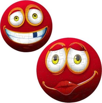 TRF60206 - Faccina rossa di puzzle 3D da 96 pezzi