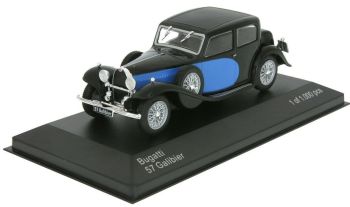 WBX123 - BUGATTI 57 Galibier 1934 blu nero