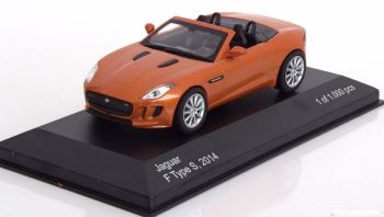 WBX166 - JAGUAR F-Type S 2014 decappottabile arancione