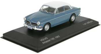 WBX256 - VOLVO Amazon 130 1965 tettuccio bianco blu