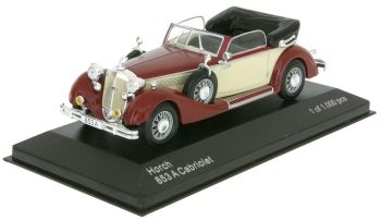 WBX258 - HORCH 853A decappottabile 1938 rossa e beige