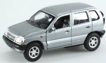 WEL11360 - Giocattolo estraibile CHEVROLET Niva 4x4 grigio