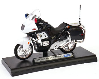 WEL12150PWB - BMW R1100 RT Police Vision La motocicletta americana pattuglia le autostrade americane