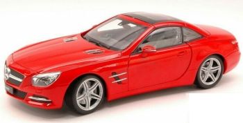 WEL18046W - MERCEDES BENZ SL500 2012 tettuccio rigido chiuso rosso
