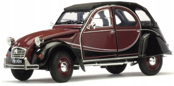 WEL24009W - CITROEN 2CV 6 Charleston 1986 nera e bordeaux