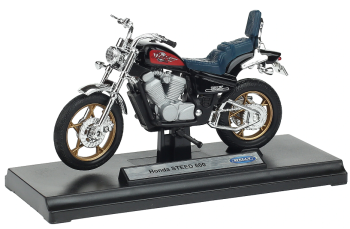 WELH19660PWH - Sella moto HONDA Steed 600 nero blu