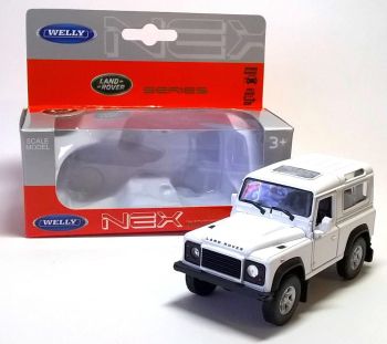 WELLR49720W - LAND ROVER Defender auto a frizione bianca