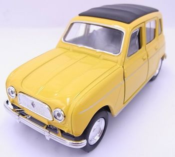 WELRE49720WF - RENAULT 4L modello a frizione gialla del 1961