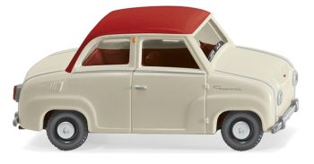 WIK018403 - Glas Goggomobil rosso e bianco