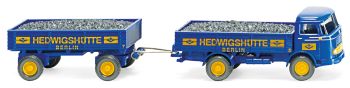 WIK043402 - MERCEDES LP321 pianale con rimorchio 2 assi HEDWIGSHUTTE