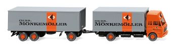 WIK045901 - Trasportino MERCEDES 1638 a cabina alta 4x2 con rimorchio MÖNKEMÖLLER