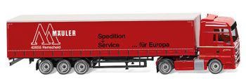 WIK053707 - MAN TGX Euro 6 4x2 con semi telone 3 assi Servizio di spedizione Mauler