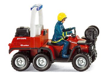 WIK060007 - Quad pompiere ROSENBAUER a 6 ruote con pilota pompiere