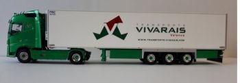 WSI01-2717 - VOLVO FH4 GL 4x2 con rimorchio frigorifero 3 assi VIVARAIS