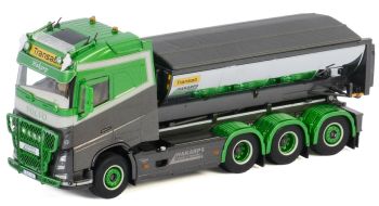 WSI01-2965 - Ribaltabile per asfalto ribaltabile VOLVO FH4 Globetrotter 8X4 Hakarps Schakt