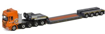 WSI01-3265 - SCANIA R Highline CR20H 10x4 con pianale ribassato Trasporti VAN DER LIST