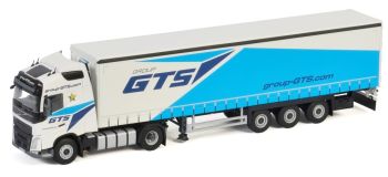 WSI01-3327 - Rimorchio telonato VOLVO FH4 Globetrotter 4x2 e Schimtz GROUP GTS