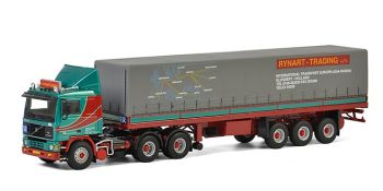 WSI01-2680 - VOLVO F12 con rimorchio ribaltabile a 3 assi RYNART TRADING