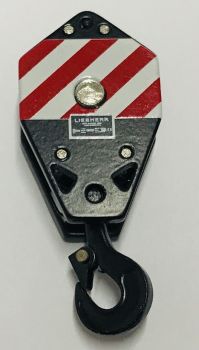 YCC215 - Amo 36 Tonnellate LIEBHERR Nero; Rosso e Bianco - In Miniatura