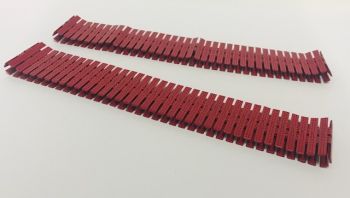 YCC523-2 - Set di binari per gru LIEBHERR LR 1750 Rosso RAL 3002