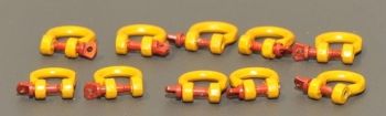 YCC633-2 - 10 Ceppi - 50 Tonnellate Giallo - In miniatura
